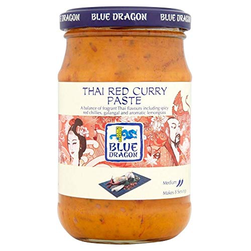 Blue Dragon Thai Red Curry Paste (285g) - Packung mit 6 von Blue Dragon