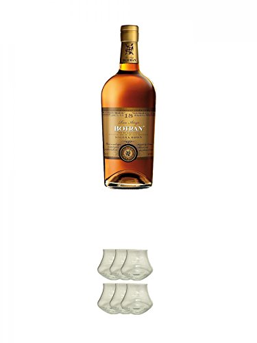 Botran Reserva 18 Jahre Solera 1893 aus Guatemala 0,7 Liter + Botran Rum Gläser 6 Stück Botran Reserva 18 Jahre Solera 1893 aus Guatemala 0,7 Liter + Botran Rum Gläser 6 Stück von Unbekannt