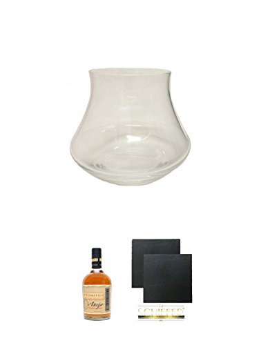 Botucal Rum Glas 1 Stück + Botucal Diplomatico Anejo 4 Jahre Venezuela 0,7 Liter + Schiefer Glasuntersetzer eckig ca. 9,5 cm Ø 2 Stück Botucal Rum Glas 1 Stück + Botucal Diplomatico Anejo 4 Jahre Venezuela 0,7 Liter + Schiefer Glasuntersetzer eckig ca. 9,5 cm Ø 2 Stück von Unbekannt