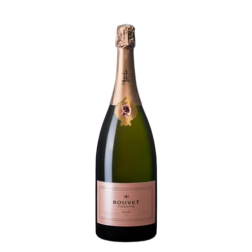 Bouvet Trésor Rosé Saumur Brut AOP - Magnum - Schaumwein - Im Eichenfass ausgebaut - Cabernet Franc - Für Apéritifs, Nachtisch - 1 x 1.5 L von Bouvet Ladubay