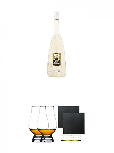 Bovens echter Arrak Indonesien eckige Flasche 0,7 Liter + The Glencairn Glas Stölzle 2 Stück + Schiefer Glasuntersetzer eckig ca. 9,5 cm Ø 2 Stück Bovens echter Arrak Indonesien eckige Flasche 0,7 Liter + The Glencairn Glas Stölzle 2 Stück + Schiefer Glasuntersetzer eckig ca. 9,5 cm Ø 2 Stück von Diverse