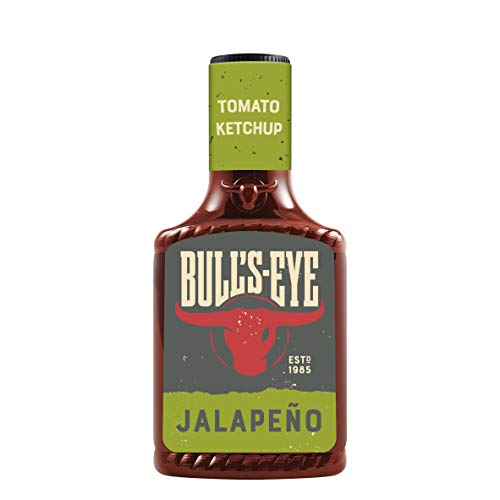 Unbekannt Bull's Eye Tomato Ketchup Jalapeño Chili, Squeezeflasche, 8er Pack (8 x 425 ml) von Bull's Eye
