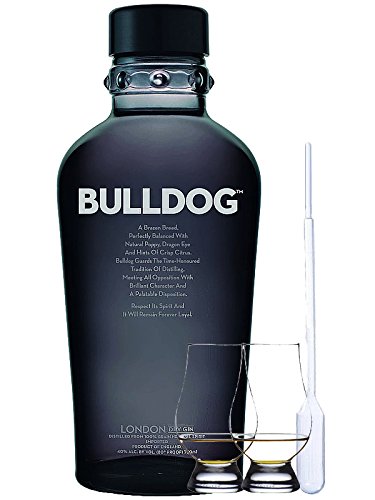 Bulldog London Gin 1,0 Liter + 2 Glencairn Gläser und Einwegpipette von Unbekannt
