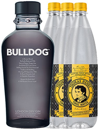 Bulldog London Gin 1,0 Liter + 3 Thomas Henry 1,0 Tonic von Unbekannt