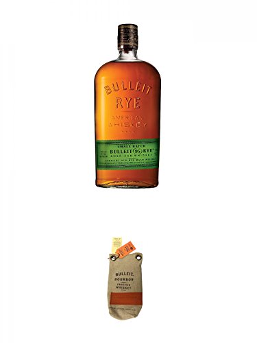 Bulleit Rye 95 Bourbon Frontier Whiskey 0,7 Liter + Bulleit Bourbon Jute Beutel von Unbekannt