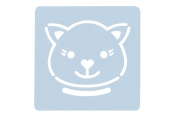 Cat Cake Decorating Stencil Cat Cake Decorating Stencil von Culpitt