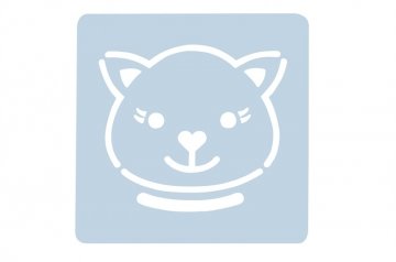 Cat Cake Decorating Stencil von Culpitt