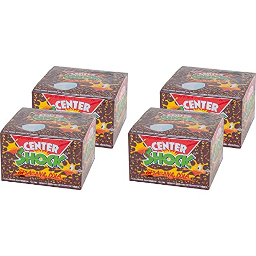 Center Shock Splashing Cola 100 Stück - Extra saurer Kaugummi (4er Pack) von Unbekannt