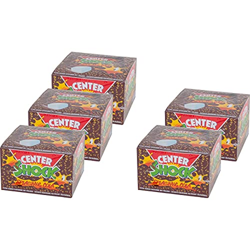 Center Shock Splashing Cola 100 Stück - Extra saurer Kaugummi (5er Pack) von Center Shock
