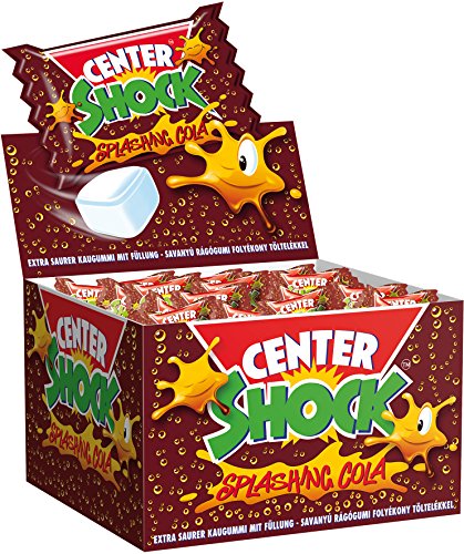Center Shock Splashing Cola I 3 Boxen mit jeweils 400 g Kaugummis I Cola-Geschmack extra-sauer von Center Shock