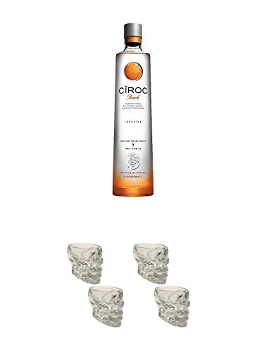 Ciroc Peach Wodka Frankreich 0,7 Liter + Wodka Totenkopf Shotglas 2 Stück + Wodka Totenkopf Shotglas 2 Stück Ciroc Peach Wodka Frankreich 0,7 Liter + Wodka Totenkopf Shotglas 2 Stück + Wodka Totenkopf Shotglas 2 Stück von Unbekannt