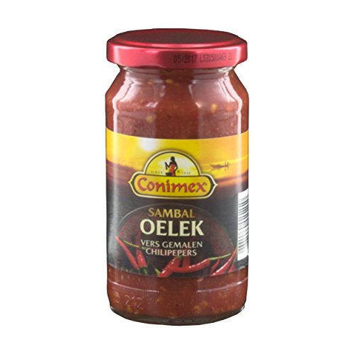 Conimex Sambal Oelek 200 g - mit frisch gemahlenem Pfeffer aus nachhaltigem Anbau von Conimex