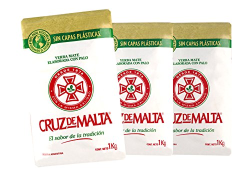 Erbavoglio Yerba Mate Tee 3er Sparpack 3 x 1 kg von Erbavoglio