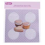 Culpitt Cupcake Dekoration Textur Matten - Spitzen-Herzen von Culpitt