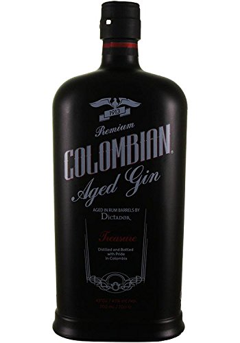 Dictador Colombian Aged Gin Treasure (schwarze Flasche) von Unbekannt