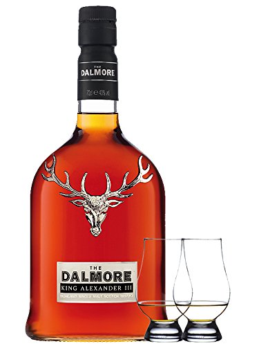Dalmore 1263 King Alexander III Single Malt Whisky 0,7 Liter + 2 Glencairn Gläser von Unbekannt