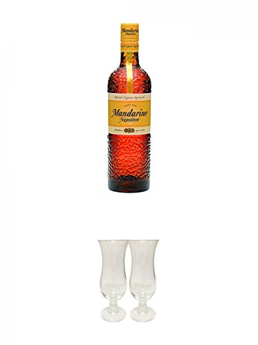 De Kuyper Mandarine Napoleon Likör 0,7 Liter + De Kuyper Cocktailglas 2 Stück von Unbekannt