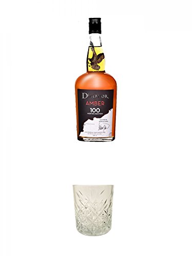 Dictador 100 Month aged Rum Amber 0,7 Liter + Dictador Rum Glas 1 Stück von Unbekannt