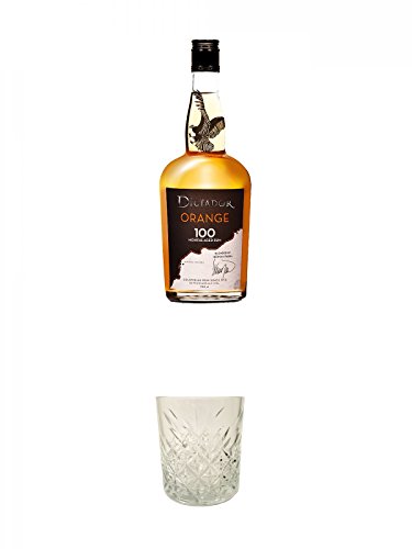Dictador 100 Month aged Rum Orange 0,7 Liter + Dictador Rum Glas 1 Stück von Unbekannt
