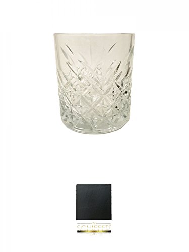 Dictador Rum Glas 1 Stück + Schiefer Glasuntersetzer eckig ca. 9,5 cm Durchmesser Dictador Rum Glas 1 Stück + Schiefer Glasuntersetzer eckig ca. 9,5 cm Durchmesser von Unbekannt
