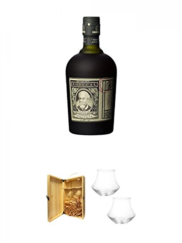 Diplomatico Botucal 12 Jahre ohne Tube Venezuela 0,7 Liter + 1a Whisky Holzbox für 2 Flaschen mit Hakenverschluss + Botucal Rum Glas 2 Stück Diplomatico Botucal 12 Jahre ohne Tube Venezuela 0,7 Liter + 1a Whisky Holzbox für 2 Flaschen mit Hakenverschluss + Botucal Rum Glas 2 Stück von Unbekannt
