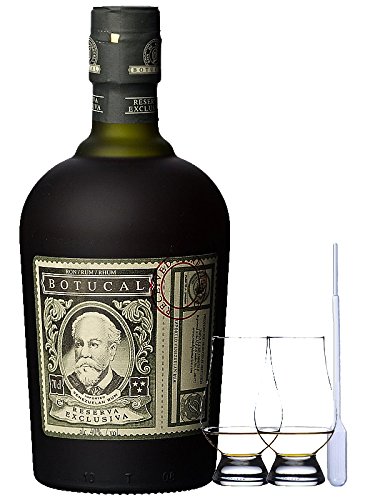Diplomatico Botucal 12 Jahre ohne Tube Venezuela 0,7 Liter + 2 Glencairn Gläser und Einwegpipette Diplomatico Botucal 12 Jahre ohne Tube Venezuela 0,7 Liter + 2 Glencairn Gläser und Einwegpipette von Unbekannt