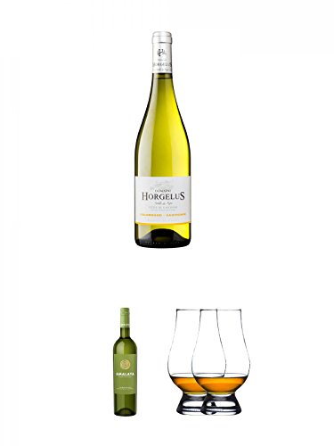 Domaine Horgelus Blanc 0,75 Liter + Amalaya Tinto (grünes Label) Wein Argentinien 0,75 Liter + The Glencairn Glass Whisky Glas Stölzle 2 Stück von Unbekannt
