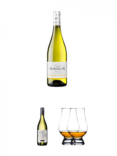 Domaine Horgelus Blanc 0,75 Liter + Terrazas Altos del Plata Chardonnay Argentinien 0,75 Liter + The Glencairn Glass Whisky Glas Stölzle 2 Stück von Unbekannt