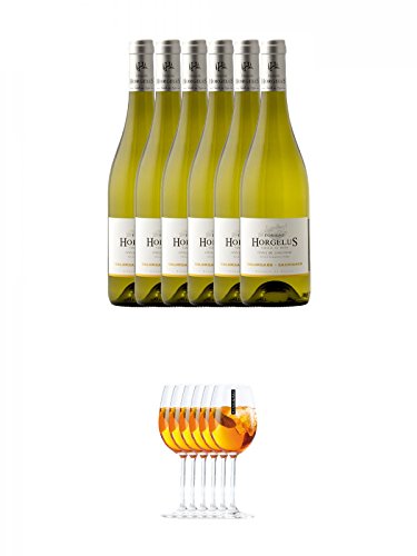 Domaine Horgelus Blanc 6 x 0,75 Liter + Scavi & Ray Hugo Glas 6 Stück Domaine Horgelus Blanc 6 x 0,75 Liter + Scavi & Ray Hugo Glas 6 Stück von Unbekannt