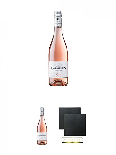 Domaine Horgelus Roséwein 0,7 Liter + Domaine Horgelus Roséwein 0,7 Liter + Schiefer Glasuntersetzer eckig ca. 9,5 cm Ø 2 Stück Domaine Horgelus Roséwein 0,7 Liter + Domaine Horgelus Roséwein 0,7 Liter + Schiefer Glasuntersetzer eckig ca. 9,5 cm Ø 2 Stück von Unbekannt