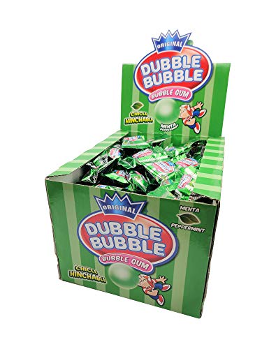 Dubble Bubble Gum Minze 150 Stück Kaugummi 675g von Dubble Bubble