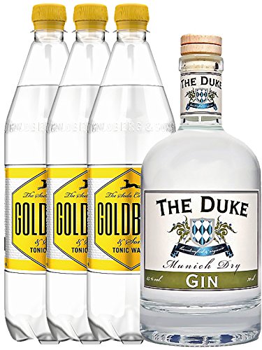 Duke Gin 1 x 0,7 Liter & 3 x Goldberg 1,0 Liter Tonic Set Duke Gin 1 x 0,7 Liter & 3 x Goldberg 1,0 Liter Tonic Set von Unbekannt