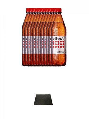 Effect Energie Drink 12 x 1,00 Liter Flaschen + Käseplatten - 1 er - Set 22 x 16 aus Schiefer für Dinnerpartys und Veranstaltungen von Unbekannt