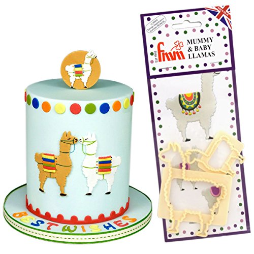 FMM Sugarcraft - Mummy & Baby Llamas - Cake Decoration Cutter Set of 2 von FMM