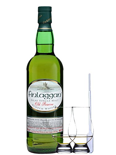 Finlaggan Old Reserve Islay Single Malt Whisky 0,7 Liter + 2 Glencairn Gläser + Einwegpipette 1 Stück von Unbekannt