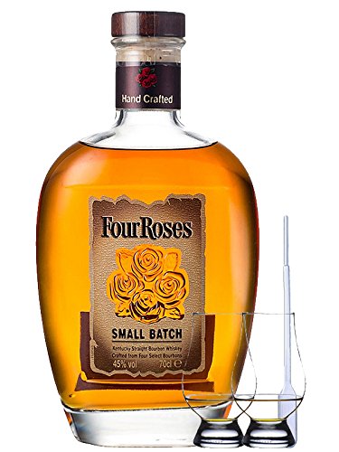 Four Roses Small Batch Straight Bourbon 0,7 Liter + 2 Glencairn Gläser + Einwegpipette 1 Stück von Unbekannt