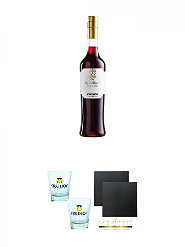 Freihof Heidelbeer Likör aus den Alpen 0,5 Liter + Freihofs WILLI Shot Glas 4cl 2 Stück + Schiefer Glasuntersetzer eckig ca. 9,5 cm Ø 2 Stück Freihof Heidelbeer Likör aus den Alpen 0,5 Liter + Freihofs WILLI Shot Glas 4cl 2 Stück + Schiefer Glasuntersetzer eckig ca. 9,5 cm Ø 2 Stück von Unbekannt