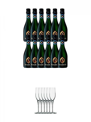 Fürst von Metternich Riesling Sekt Trocken Deutschland 12 x 0,375 Liter + Stölzle Exquisit Sektkelch 6er Pack von Unbekannt