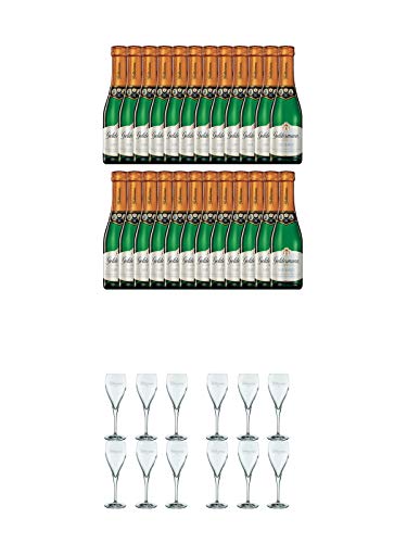 Geldermann Sekt Carte Blanche 24 x 0,2 Liter Piccolo Flaschen + Geldermann Gläser 6 Stück + Geldermann Gläser 6 Stück Geldermann Sekt Carte Blanche 24 x 0,2 Liter Piccolo Flaschen + Geldermann Gläser 6 Stück + Geldermann Gläser 6 Stück von Unbekannt