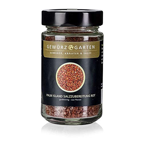Gewürzgarten Palm Island Pacific-Salz, Spezialsalz mit roter Tonerde,grob,Hawaii, 220g Gewürzgarten Palm Island Pacific-Salz, Spezialsalz mit roter Tonerde,grob,Hawaii, 220g von Unbekannt
