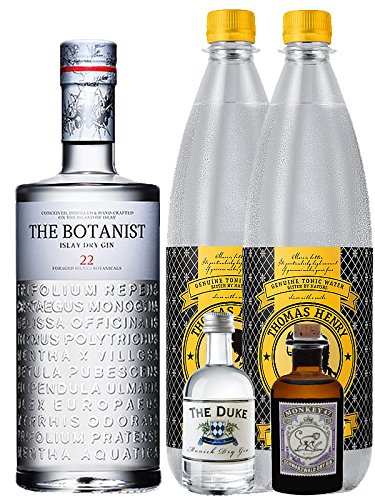 Gin-Set The Botanist Islay Dry Gin 0,7 Liter + The Duke München Dry Gin 5 cl + Monkey 47 Schwarzwald Dry Gin 5 cl MINIATUR + 2 x Thomas Henry Tonic Water 1,0 Liter Gin-Set The Botanist Islay Dry Gin 0,7 Liter + The Duke München Dry Gin 5 cl + Monkey 47 Schwarzwald Dry Gin 5 cl MINIATUR + 2 x Thomas Henry Tonic Water 1,0 Liter von Unbekannt
