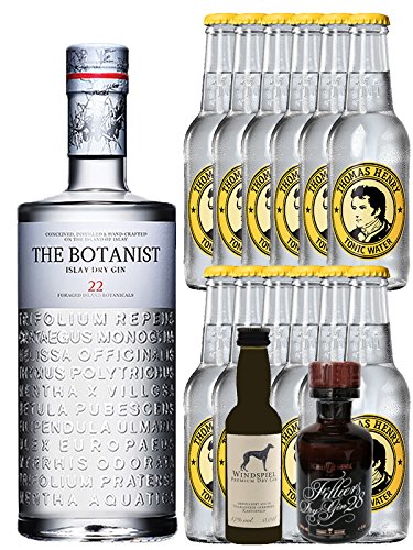 Gin-Set The Botanist Islay Dry Gin 0,7 Liter + Windspiel Premium Dry Gin Deutschland 0,04 Liter + Filliers Premium Dry Gin Belgien 0,05 Liter MINIATUR, 12 x Thomas Henry Tonic Water 0,2 Liter Gin-Set The Botanist Islay Dry Gin 0,7 Liter + Windspiel Premium Dry Gin Deutschland 0,04 Liter + Filliers Premium Dry Gin Belgien 0,05 Liter MINIATUR, 12 x Thomas Henry Tonic Water 0,2 Liter von Unbekannt