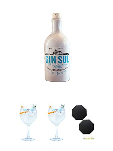 Gin Sul Handcrafted Altona German Dry 0,5 Liter + Gin Sul Copo Ballon Glas 1 Stück + Gin Sul Copo Ballon Glas 1 Stück + Schiefer Glasuntersetzer achteckig 2 x ca. 9,5 cm Durchmesser Gin Sul Handcrafted Altona German Dry 0,5 Liter + Gin Sul Copo Ballon Glas 1 Stück + Gin Sul Copo Ballon Glas 1 Stück + Schiefer Glasuntersetzer achteckig 2 x ca. 9,5 cm Durchmesser von Unbekannt