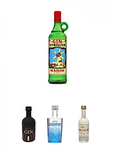 Gin Xoriguer Mahon Gin 0,7 Liter + Gansloser Black Gin Distillers Cut Deutschland 0,05 Liter Miniatur + Jodhpur Premium London Dry Gin England 0,05 Liter MINI + Poli Marconi 46 Gin 0,05 Liter Mini Gin Xoriguer Mahon Gin 0,7 Liter + Gansloser Black Gin Distillers Cut Deutschland 0,05 Liter Miniatur + Jodhpur Premium London Dry Gin England 0,05 Liter MINI + Poli Marconi 46 Gin 0,05 Liter Mini von Unbekannt