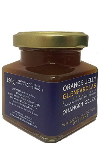 Glenfarclas 21 Jahre Whisky Orangen Gelee 150 Gramm Glas von Unbekannt