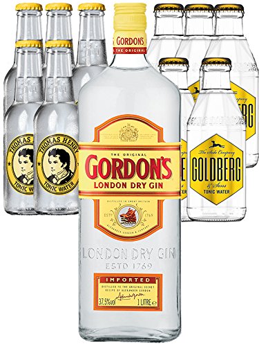 Gordons Dry Gin 1,0 Liter 5 x 0,2 Liter Thomas Henry Tonic 5 x 0,2 Liter Goldberg Gordons Dry Gin 1,0 Liter 5 x 0,2 Liter Thomas Henry Tonic 5 x 0,2 Liter Goldberg von Unbekannt