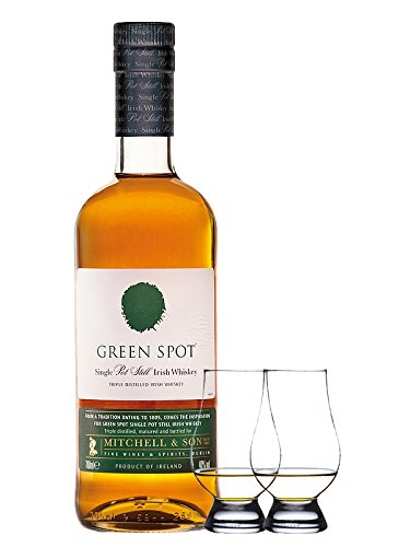 Green Spot Pure Pot Still Whiskey 0,7 Liter + 2 Glencairn Gläser von Unbekannt