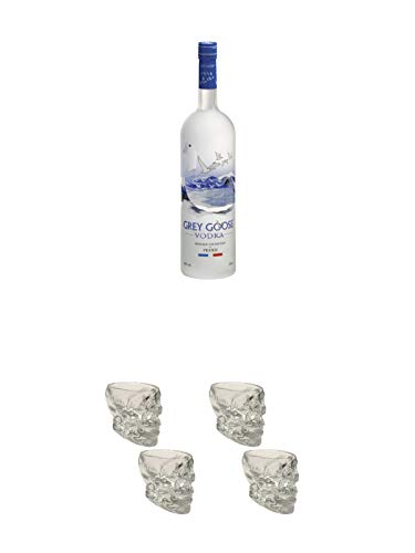 Grey Goose Vodka 1,5 Liter + Wodka Totenkopf Shotglas 2 Stück + Wodka Totenkopf Shotglas 2 Stück Grey Goose Vodka 1,5 Liter + Wodka Totenkopf Shotglas 2 Stück + Wodka Totenkopf Shotglas 2 Stück von Unbekannt