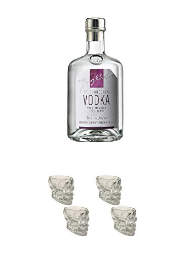 Guglhof Tauernroggen Vodka 0,7 Liter + Wodka Totenkopf Shotglas 2 Stück + Wodka Totenkopf Shotglas 2 Stück von Unbekannt