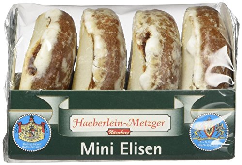 Haeberlein Metzger Mini-Elisenlebkuchen glasiert, 15er Pack (15 x 50 g) von Unbekannt